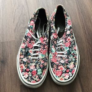 Floral Vans